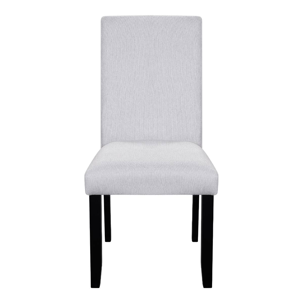 Alt View 10. Loheer - Loheer 5 Piece Round Dining Table Set with Upholstered Chairs, 43 Inch Modern Dining Set for Four - Beige and White.