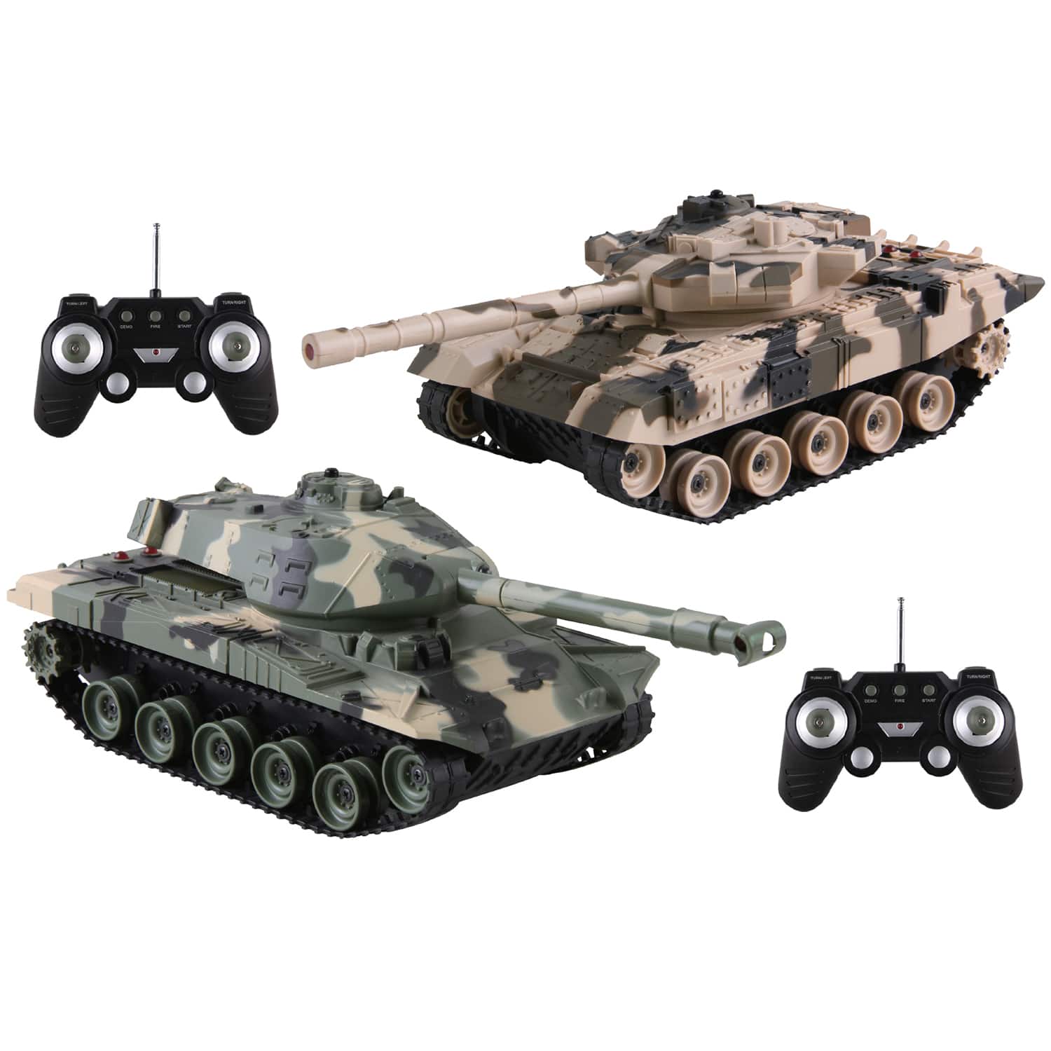 Front. Jupiter Creations - Battle Tanks R/C -2 Pack..