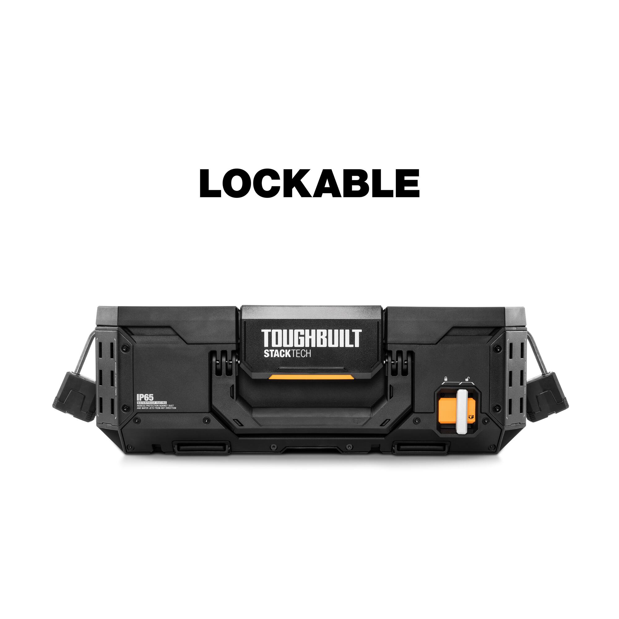 LOCKABLE  
TOUGHBUILT  
STACKTECH  
IP65