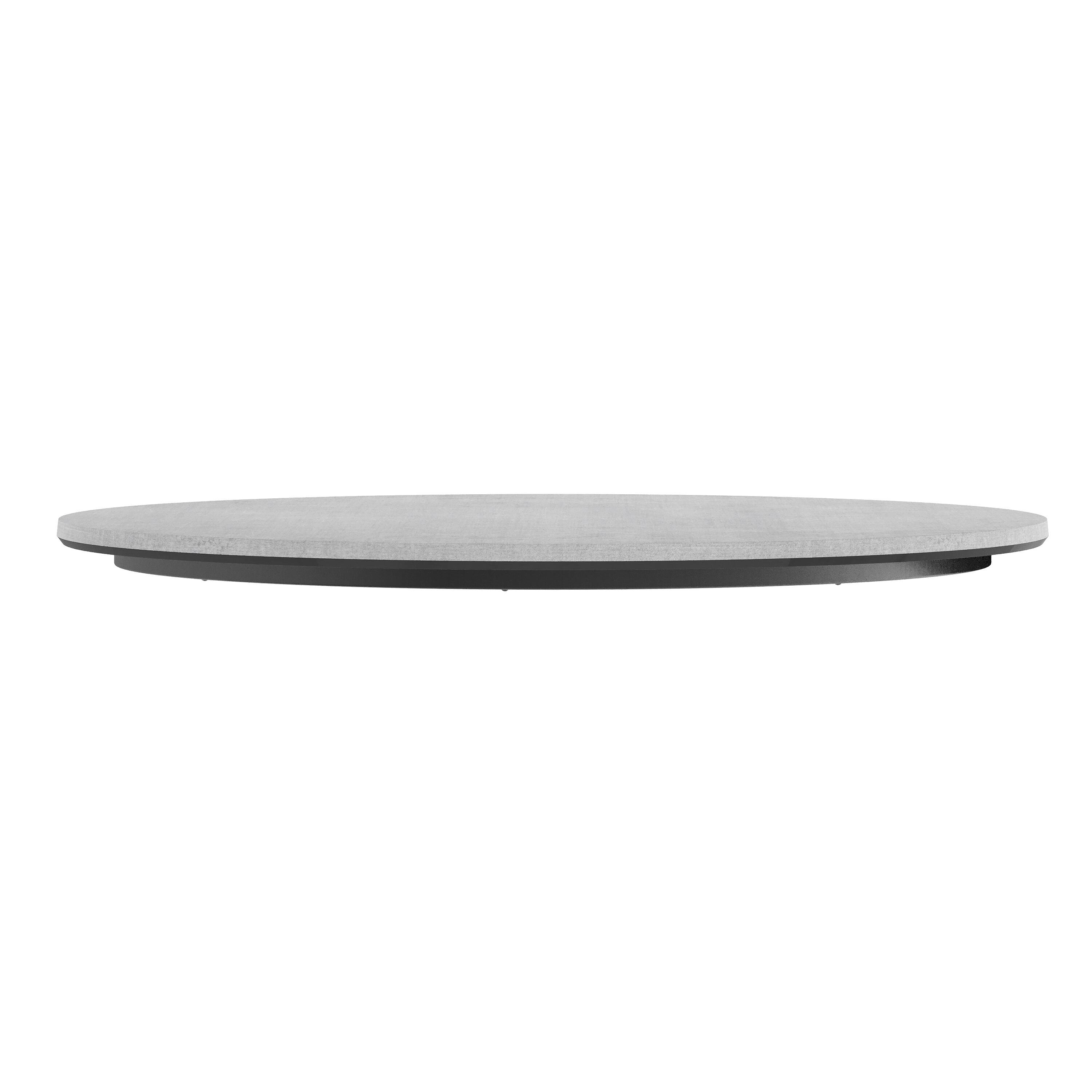 Alt View 7. Emma + Oliver - PureShield HPL Wrapped Tabletop, Seamless Edge, Scratch & Stain Resistant, Commercial Grade - Gray Faux Concrete.