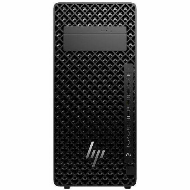 Front. HP - HP Z2 G1i Workstation - Intel Core Ultra 5 245K - 32 GB - 1 TB SSD - Tower - Black - Intel W880 Chip - Windows 11 Pro - Black.
