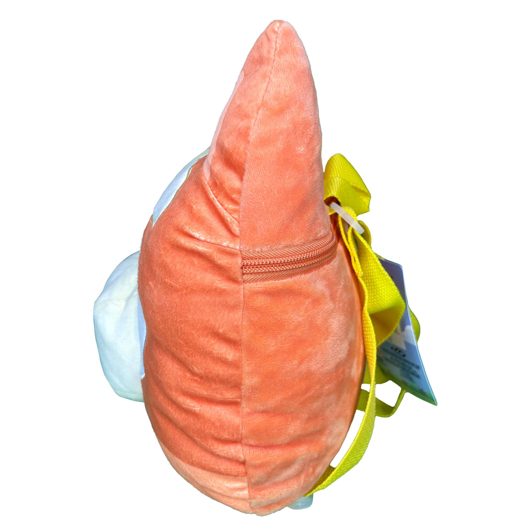 Alt View 5. UPD - Fast Forward Bluey Bingo Head Plush Shaped Backpack 10 x 13, Orange for Kids - Multicolored.