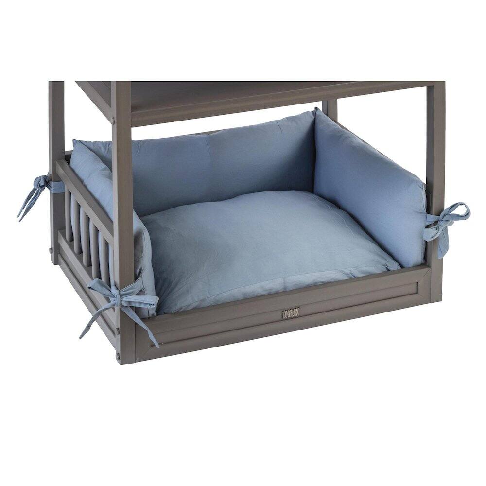 Alt View 1. New Age Pet - ECOFLEX Dog Bed Nightstand-Grey - Grey.