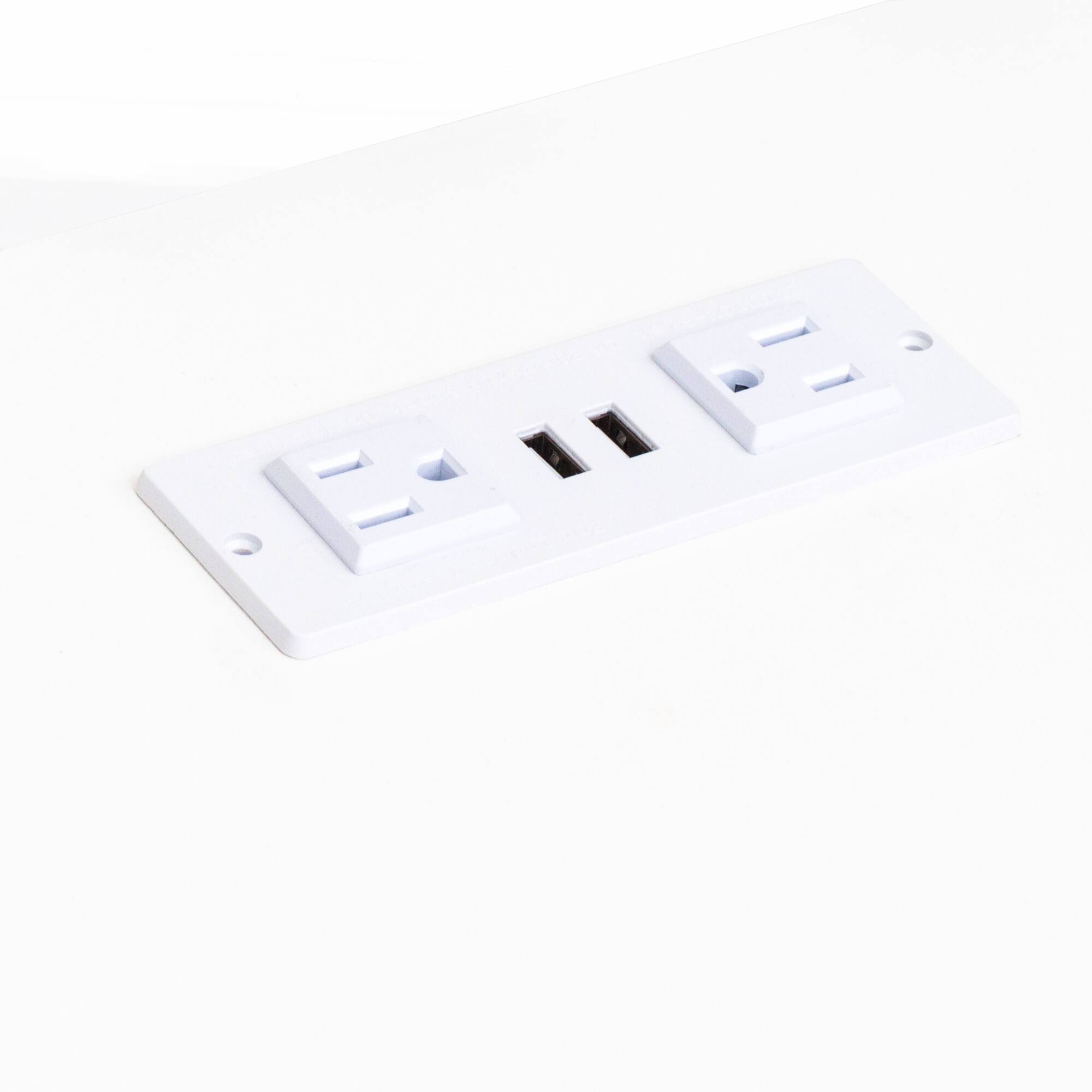 Alt View 2. Spaco - Spaco 180 Wall Mounted Floating 80" TV Stand with 20 Color LEDs and Charging Station for Living Room Bedroom - White.