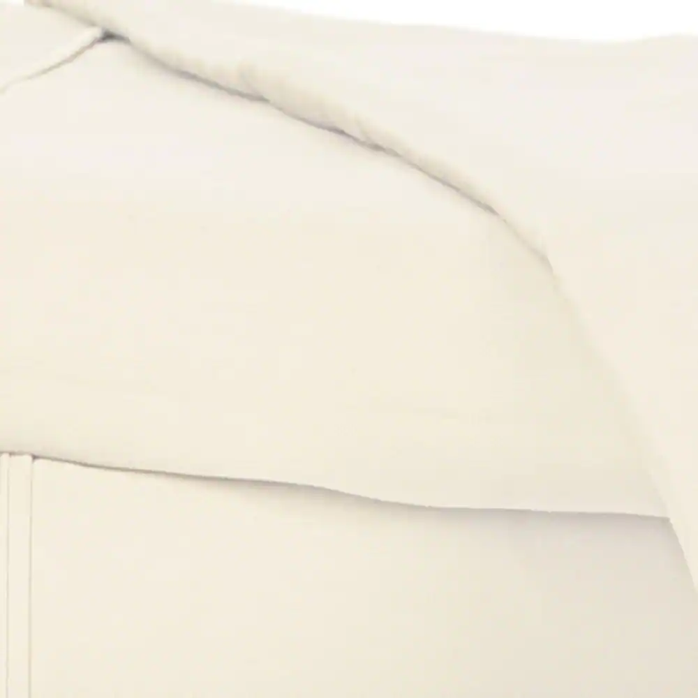 Alt View 2. Castle Hill London - Castle Hill London 310 Thread Count Cotton Sateen Sheet Set Deep Pocket - King, Ivory - Ivory.