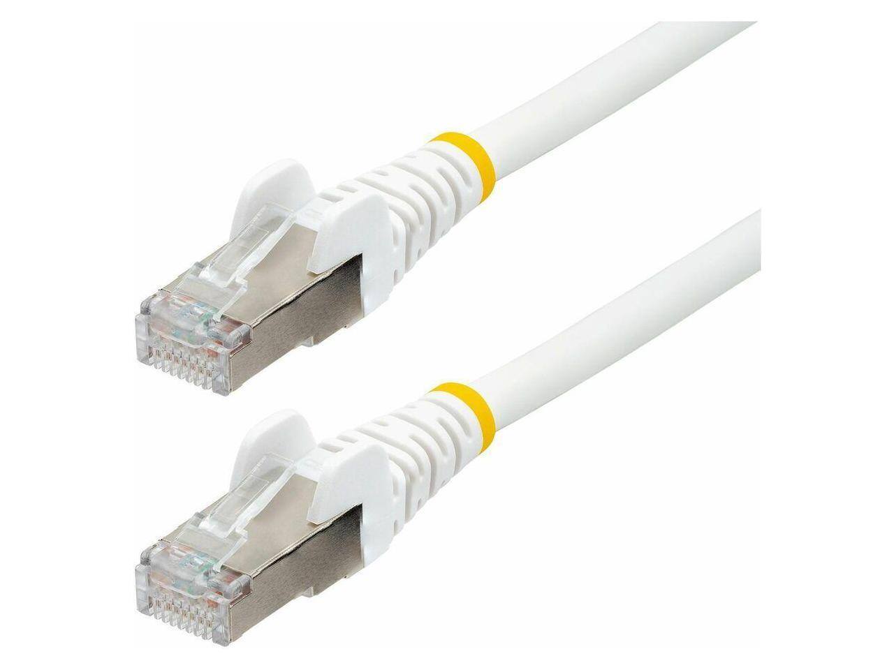 Alt View 1. StarTech.com - StarTech 100ft CAT6a Ethernet Cable, 10GbE, 100W PoE++, Shielded, LSZH, 27AWG, 500MHz, White.