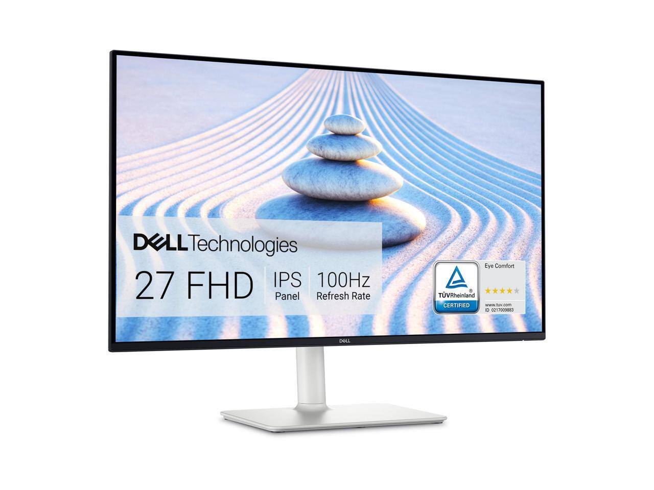 DELL Technologies  
27 FHD IPS 100Hz Panel Refresh Rate  
Eye Comfort  
TÜV Rheinland CERTIFIED  
www.tuv.com  
ID 0217009883