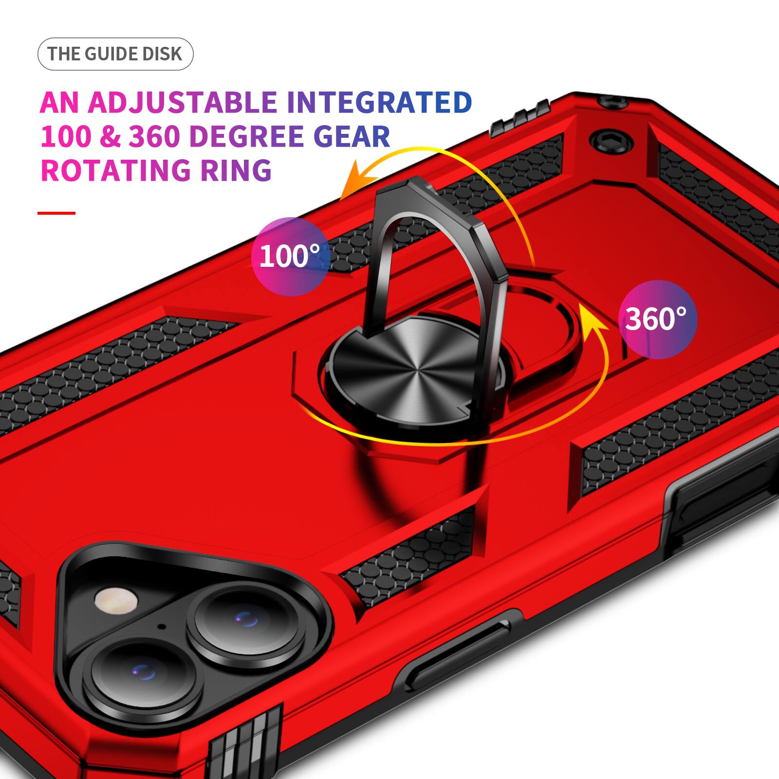 The Guide Disk: An Adjustable Integrated 100 & 360 Degree Gear Rotating Ring