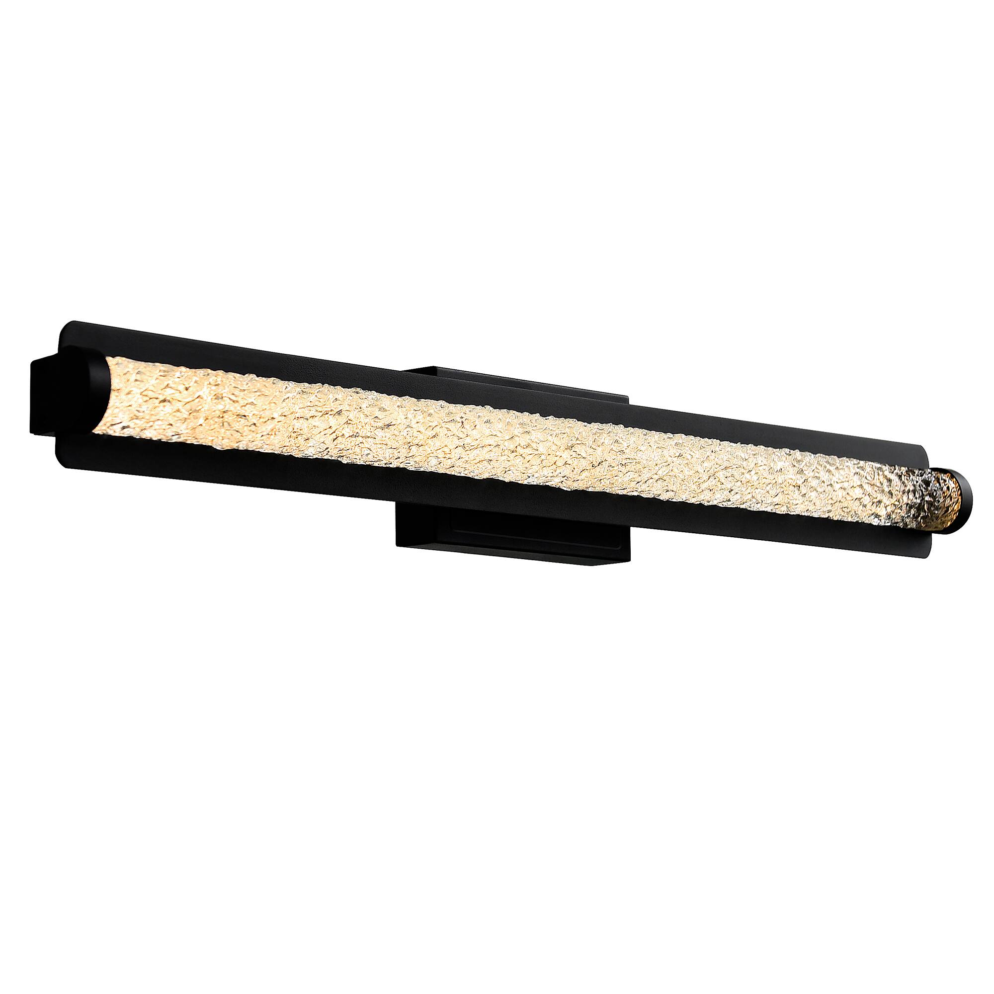 Angle. CWI Lighting - Fiji Integrated LED Black Outdoor Wall Light - Black.