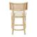 Alt View 12. OSP Home Furnishings - Alaina 26" Counter Stool in Linen Fabric with Coastal Wash - Linen.
