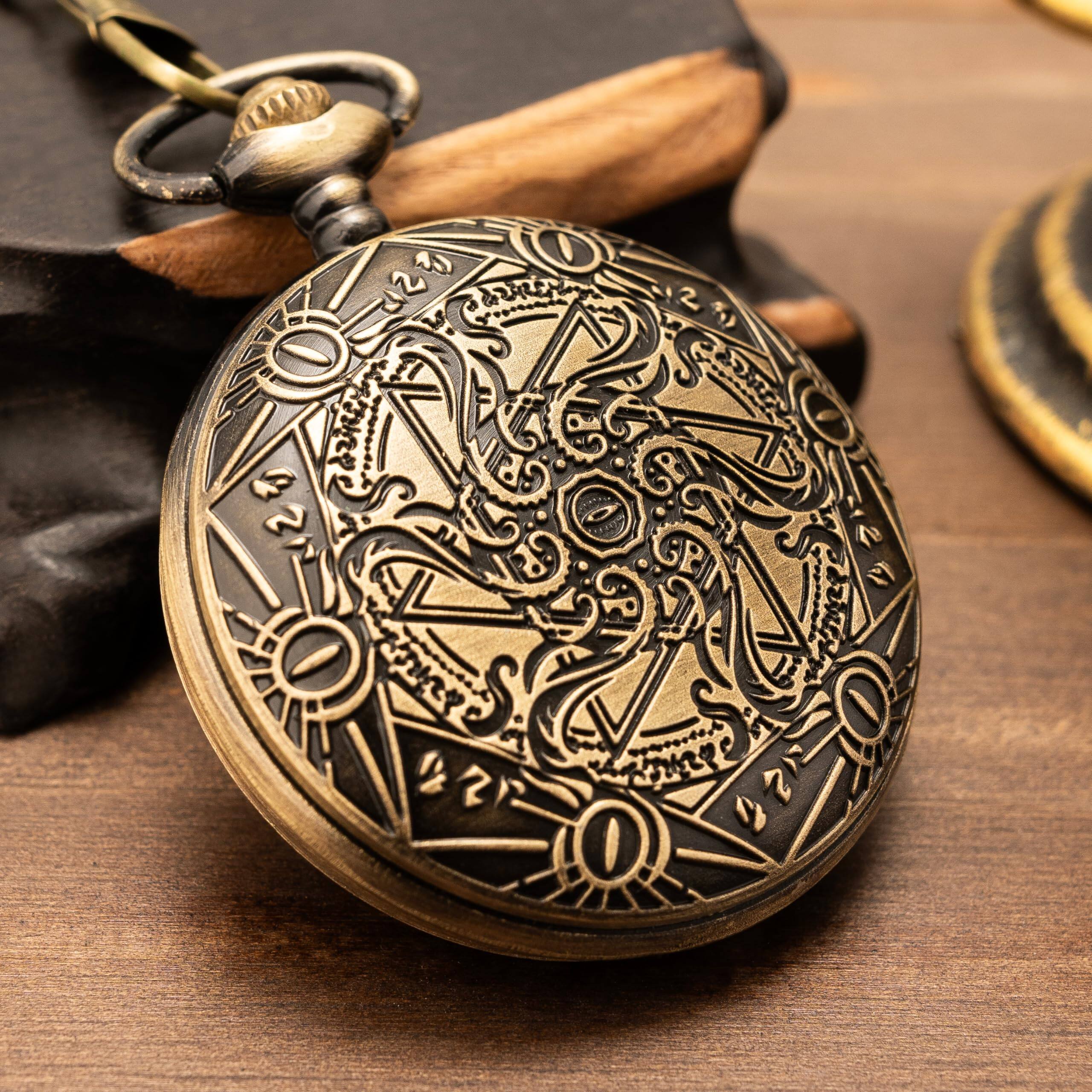 Back. Pacoar Cade - Scrying Mirror For Divination Witchcraft Meditation Witch Gifts Cthulhu Decoration Retro Mythology - 9.Mythical Totem.