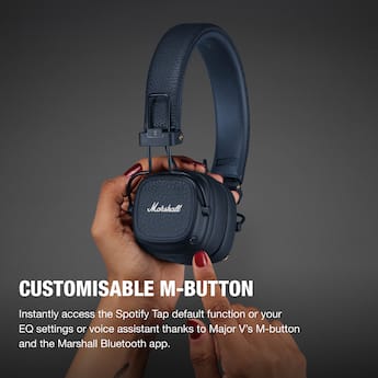 Marshall Major V Wireless On Ear Bluetooth Headphones with Marshall Major V Wireless On Ear Bluetooth Headphones with
