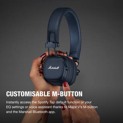 Marshall MAJORⅤ Major V headphones give you 100+ hours of wireless playtime