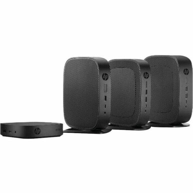 Alt View 4. HP - HP Pro t550 Thin Client Celeron J6412 Quad-core (4 Core) 2 GHz - TAA Compliant - Intel Chip - 4 GB RAM DDR4 SDRAM - Black.