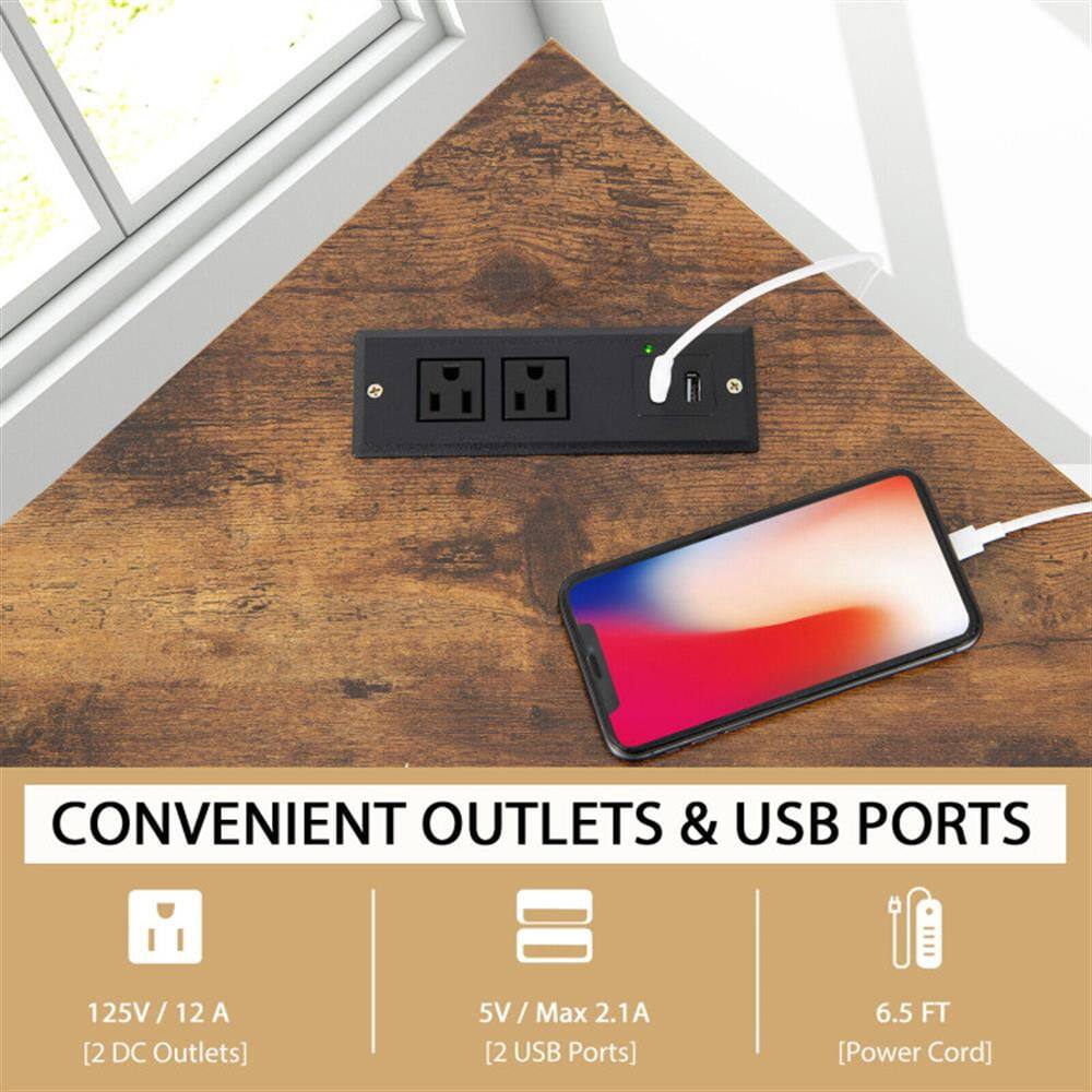 CONVENIENT OUTLETS & USB PORTS  
125V / 12A [2 DC Outlets]  
5V / Max 2.1A [2 USB Ports]  
6.5 FT [Power Cord]