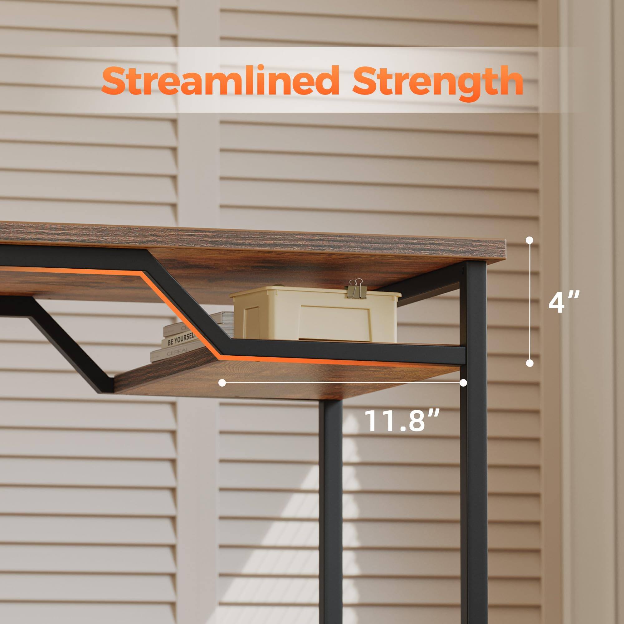 Streamlined Strength

4"  
11.8"