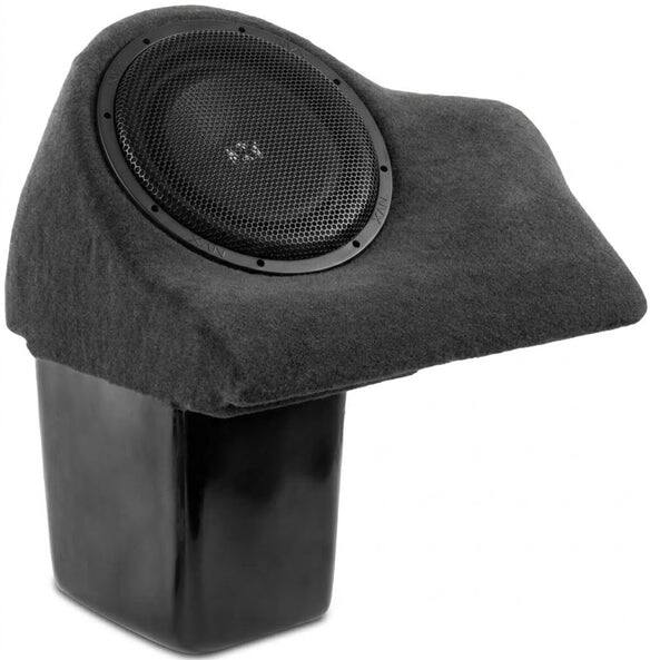 Back. NVX - 2006-2013 Chevrolet Corvette C6 BOOST Box - 350W RMS Custom-Fit Loaded Single 10" Sealed Subwoofer Enclosure - Black.