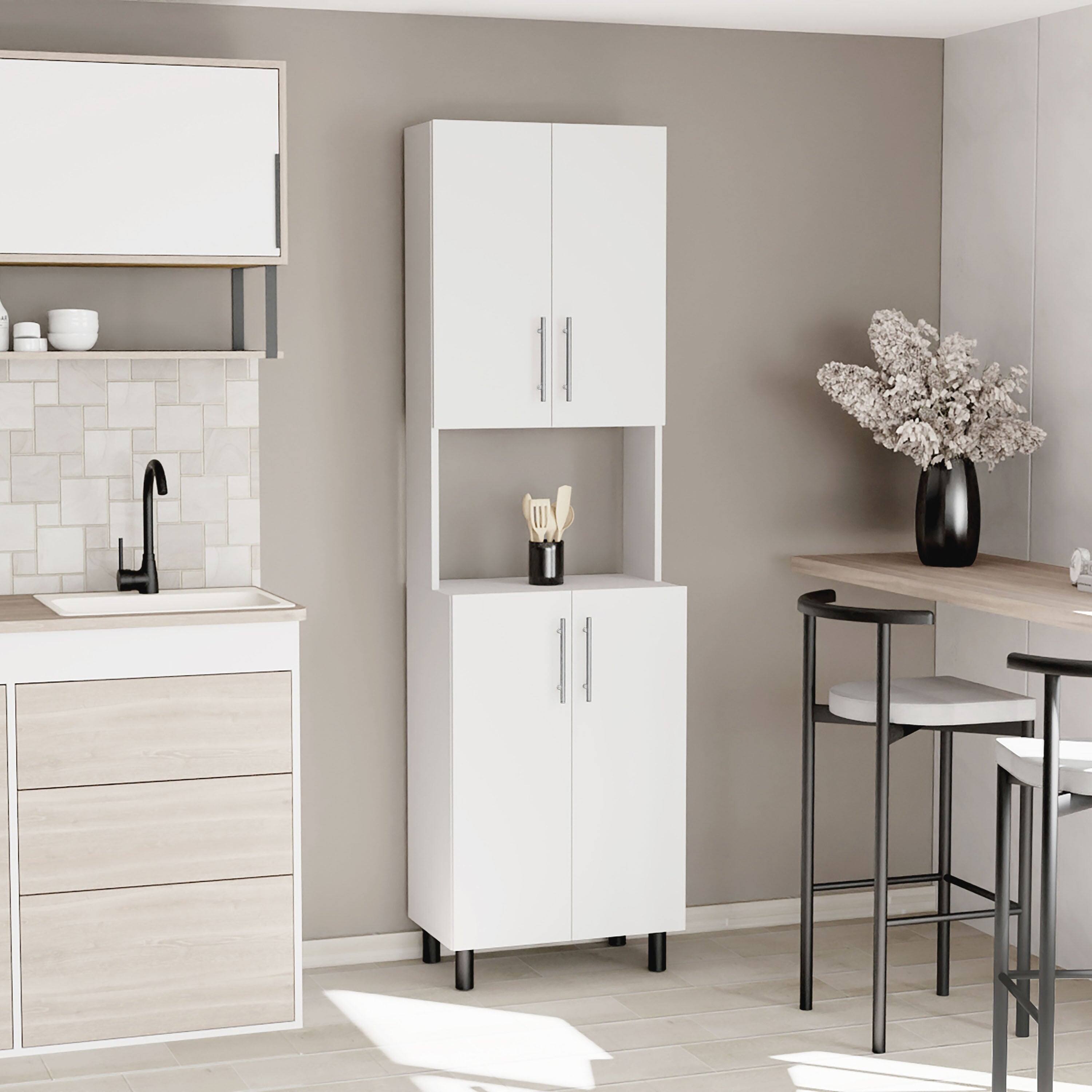 TuHome - Linden Kitchen Pantry - White
