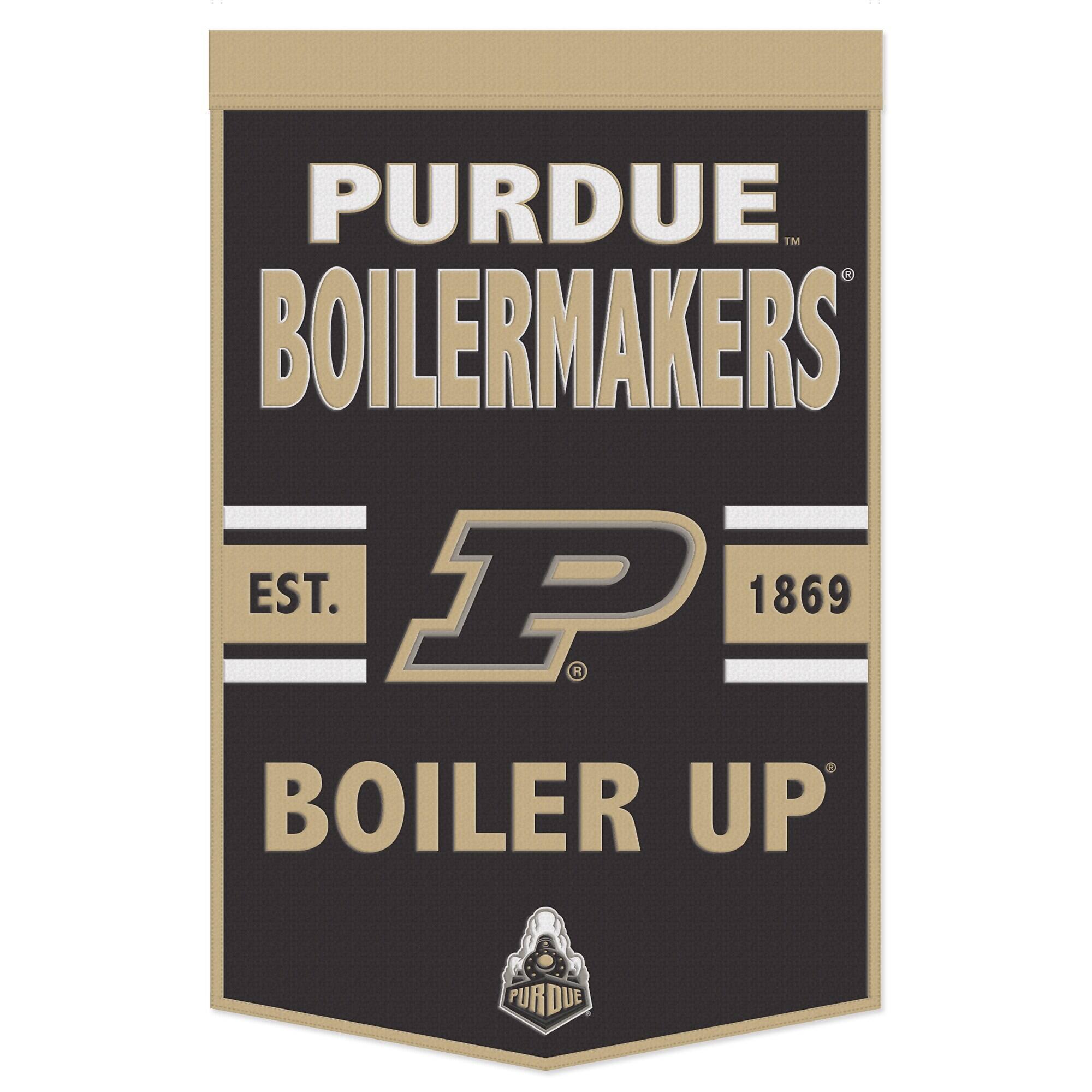 WinCraft - Purdue Boilermakers 24" x 38" Slogan Banner - Multicolor