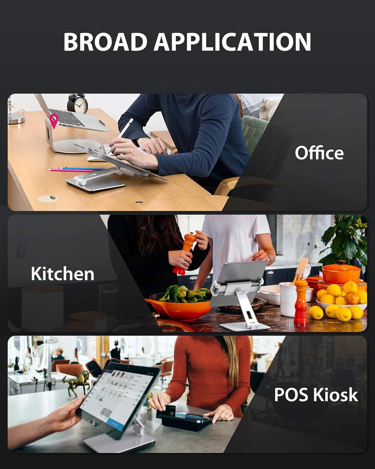 BROAD APPLICATION

Office  
Kitchen  
POS Kiosk