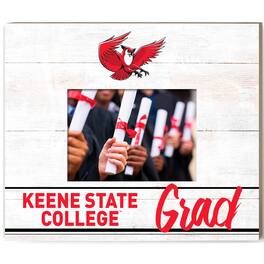 Jardine - Keene State Owls 13.5" x 11.5" Grad Frame - White