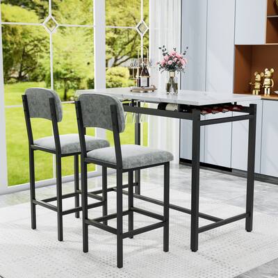 Ecooso Modern Dining Table and Chairs for Kitchen Table Set