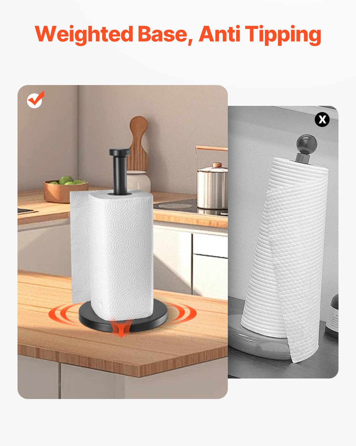 Weighted Base, Anti Tipping