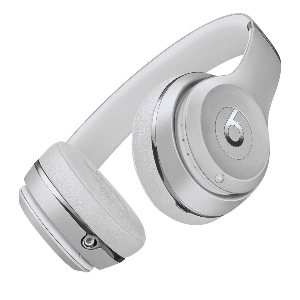 Back. Beats - Beats Solo3 Wireless On-Ear Headphones - Silver (Latest Model) - Silver.