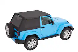 Bestop - Trektop - Jeep '07-18 Wrangler JK 2-Door (Premium Blk Twill) - Black
