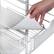 Alt View 15. Honey-Can-Do - 4-Tier Slim Rolling Cart with Drawers - White.