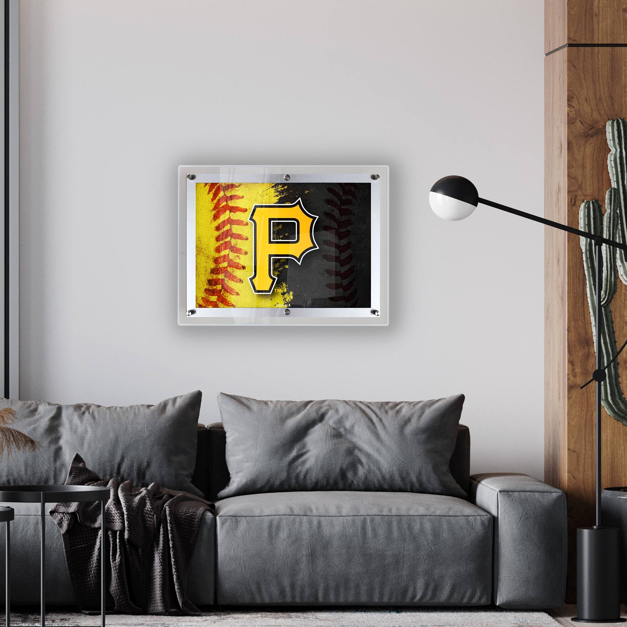 Alt View 1. Holland Bar Stool Co. - Pittsburgh Pirates 19" x 14.5" Backlit LED Sign - Multicolor.