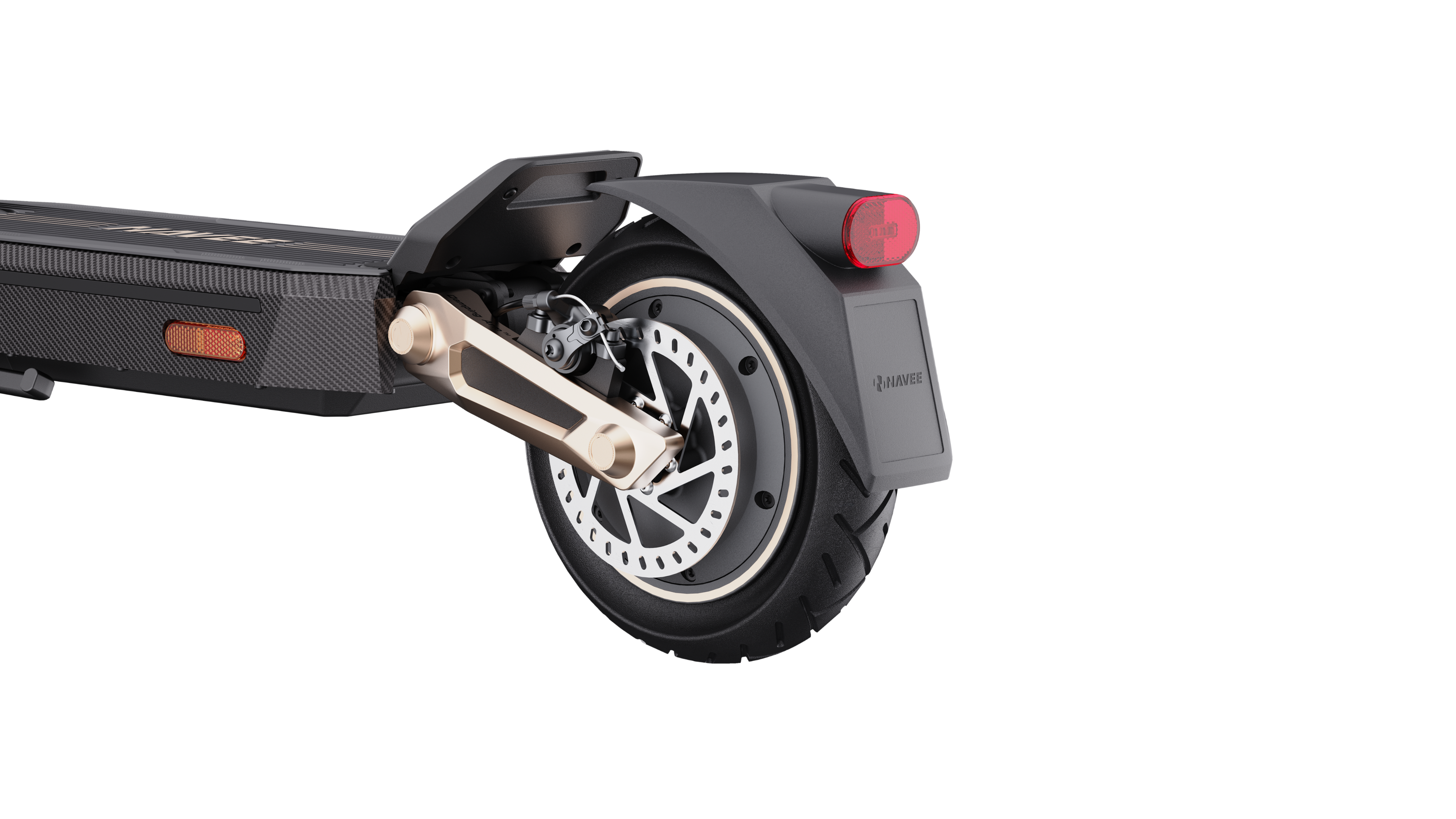 Alt View 4. NAVEE - ST3 Electric Scooter w/37.3 miles Max Operating Range & 24.9 mph Max Speed - Black.