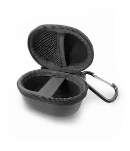 CASEMATIX - Travel Case for Beats Solo Buds True Wireless Earbuds w/ Carabiner - Headphones Storage Only - Black