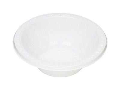 Alt View 1. TABLE MATE - Table Mate Plastic Standard Bowls, 12 oz., 125/Pack - White.