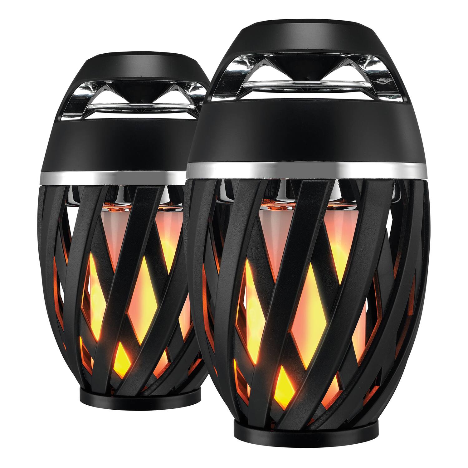 Left. iLive - iLive TIKI Ultra Bluetooth Speaker with LED Flame, ISBW374BDL.