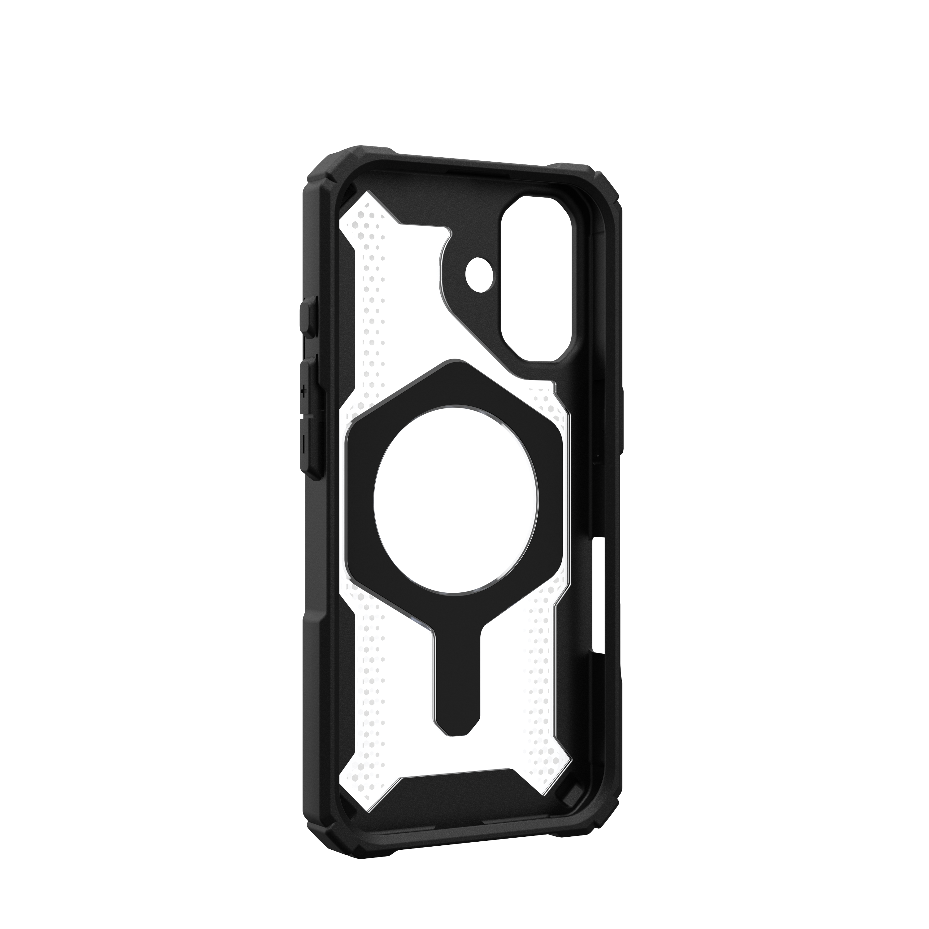 Alt View 13. UAG - Plasma XTE Series Case with Magsafe for Apple iPhone 16 - Black/Clear.