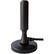 Front. QFX - Indoor HDTV Antenna with Magnetic Base - Black.