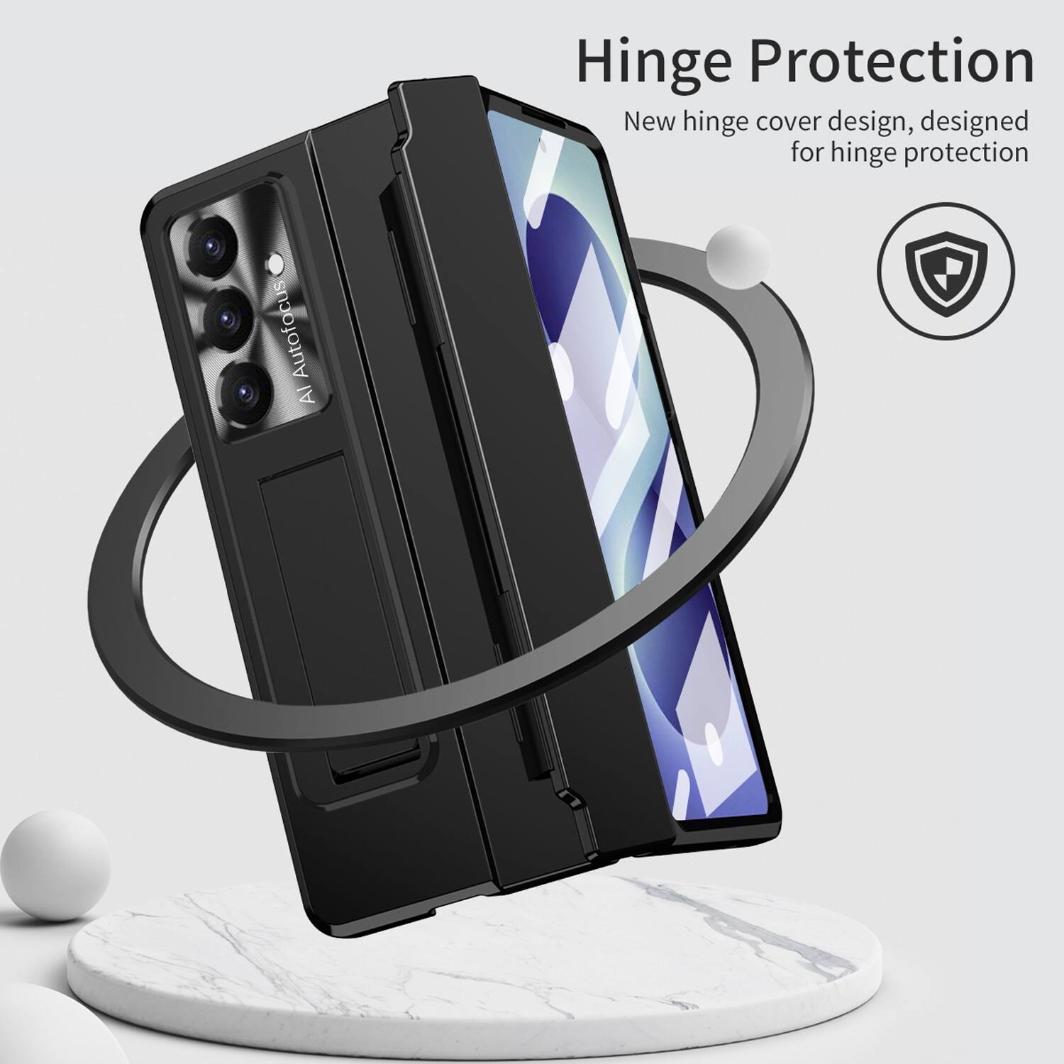 Hinge Protection  
New hinge cover design, designed for hinge protection  

AI Autofocus