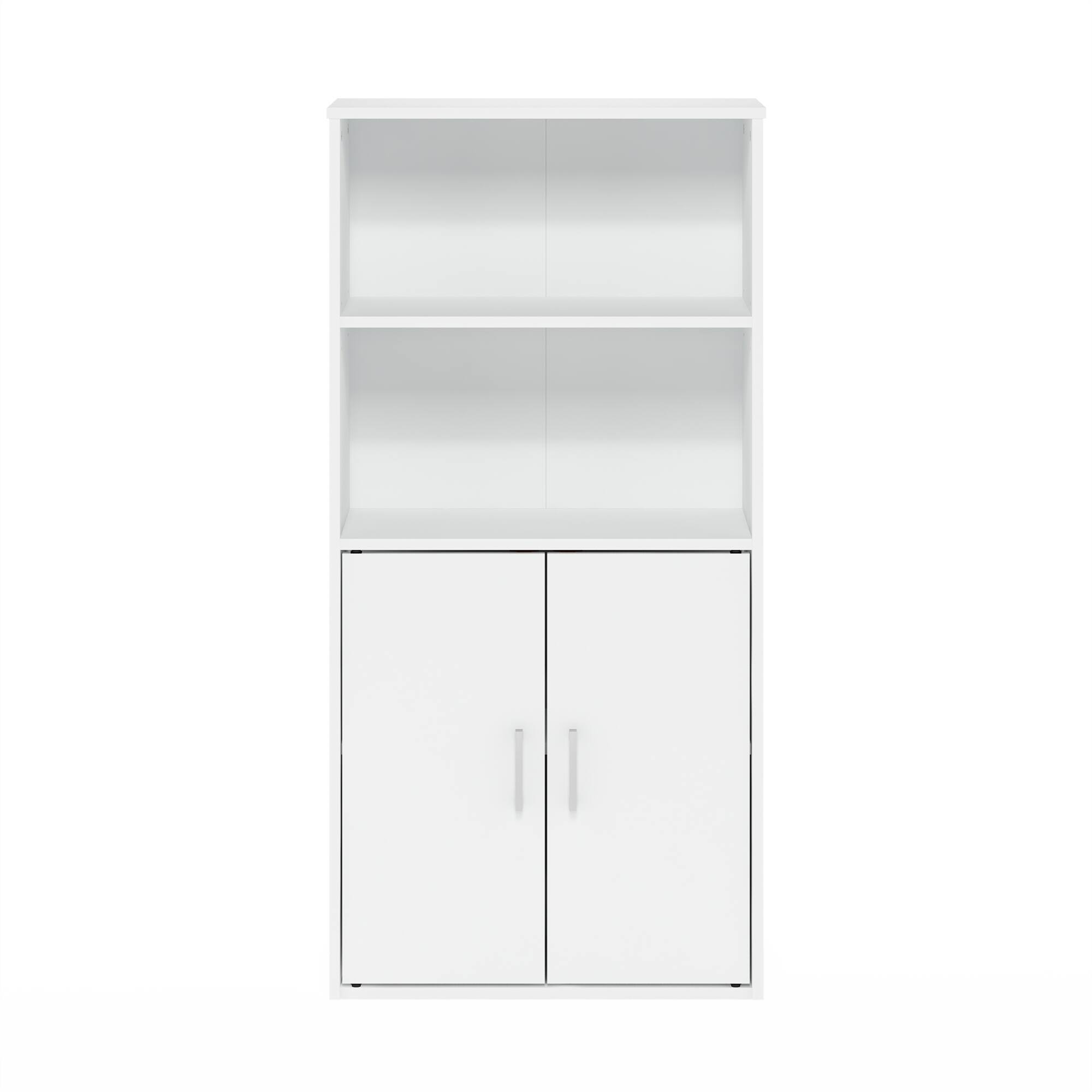 Alt View 1. Furinno - Pasir Storage Bookcase BookShelf Multipurpose Shelf - White.