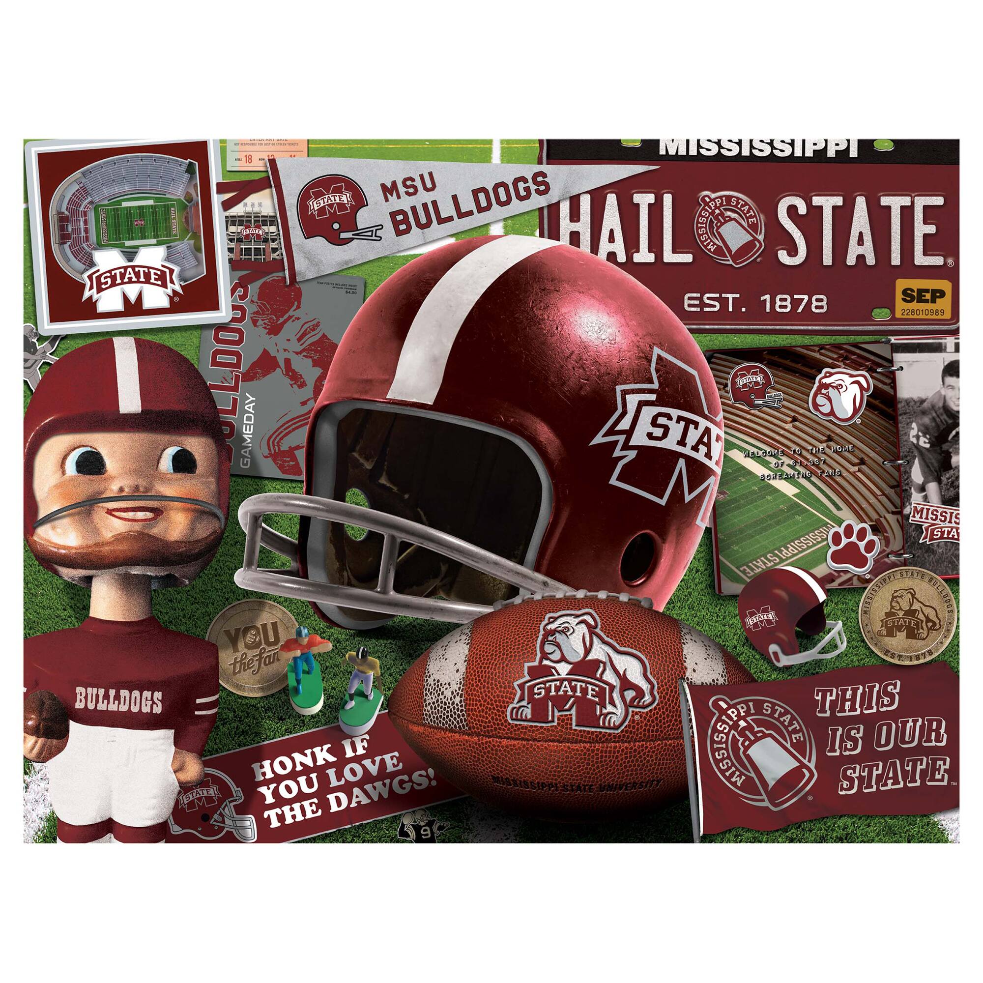 Sure, here is the corrected and grouped text from the image:

---

**MSU Bulldogs**

- **Hail State**
  - EST. 1878
  - SEP 22801089

- **State University**
  - Mississippi State University

- **Bulldogs**
  - Bulldogs Gameday

- **You the Fan**

- **Honk if you love the Dawgs!**

- **This is our state**

- **Welcome to the home of the Mississippi State Bulldogs**

- **Mississippi State**

- **State**

- **Mississippi State University**

- **State University**

- **State**

- **State University**

- **State University**

- **State University**

- **State University**

- **State University**

- **State University**

- **State University**

- **State University**

- **State University**

- **State University**

- **State University**

- **State University**

- **State University**

- **State University**

- **State University**

- **State University**

- **State University**

- **State University**

- **State University**

- **State University**

- **State University**

- **State University**

- **State University**

- **State University**

