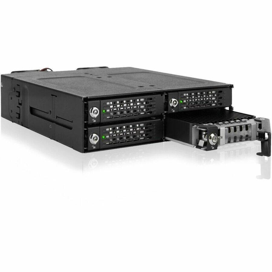 Alt View 5. Icy Dock - Icy Dock ToughArmor MB873MP-B V2 Drive Enclosure for 5.25" M.2, PCI Express NVMe 4.0 - SFF-8612 OCuLink Host Interface.