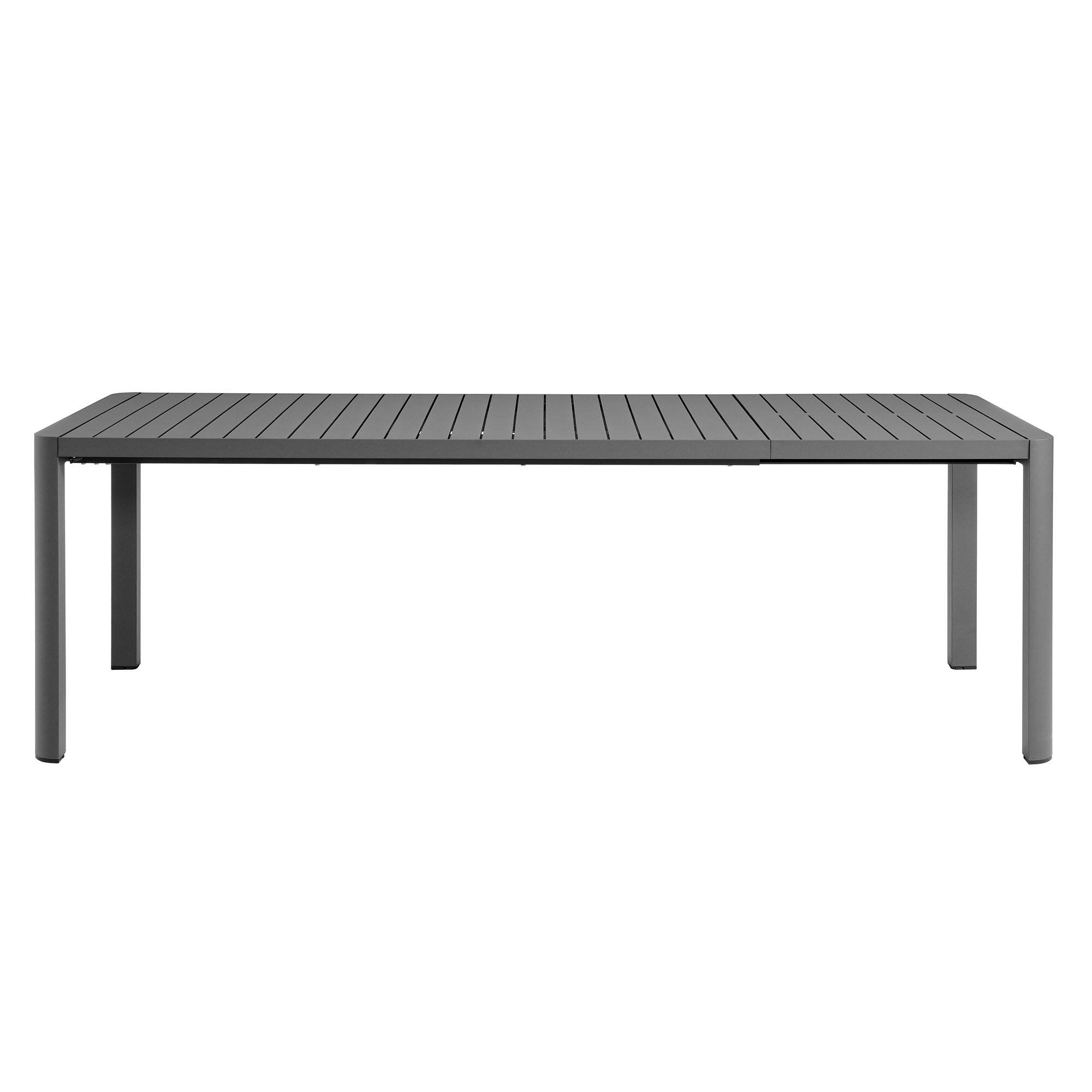 Alt View 4. Modway - Tahoe Outdoor Patio Aluminum Extendable Dining Table by Modway - Gray.