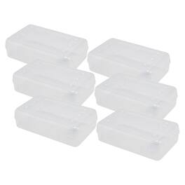Advantus - Pencil Box Clear, Pack of 6