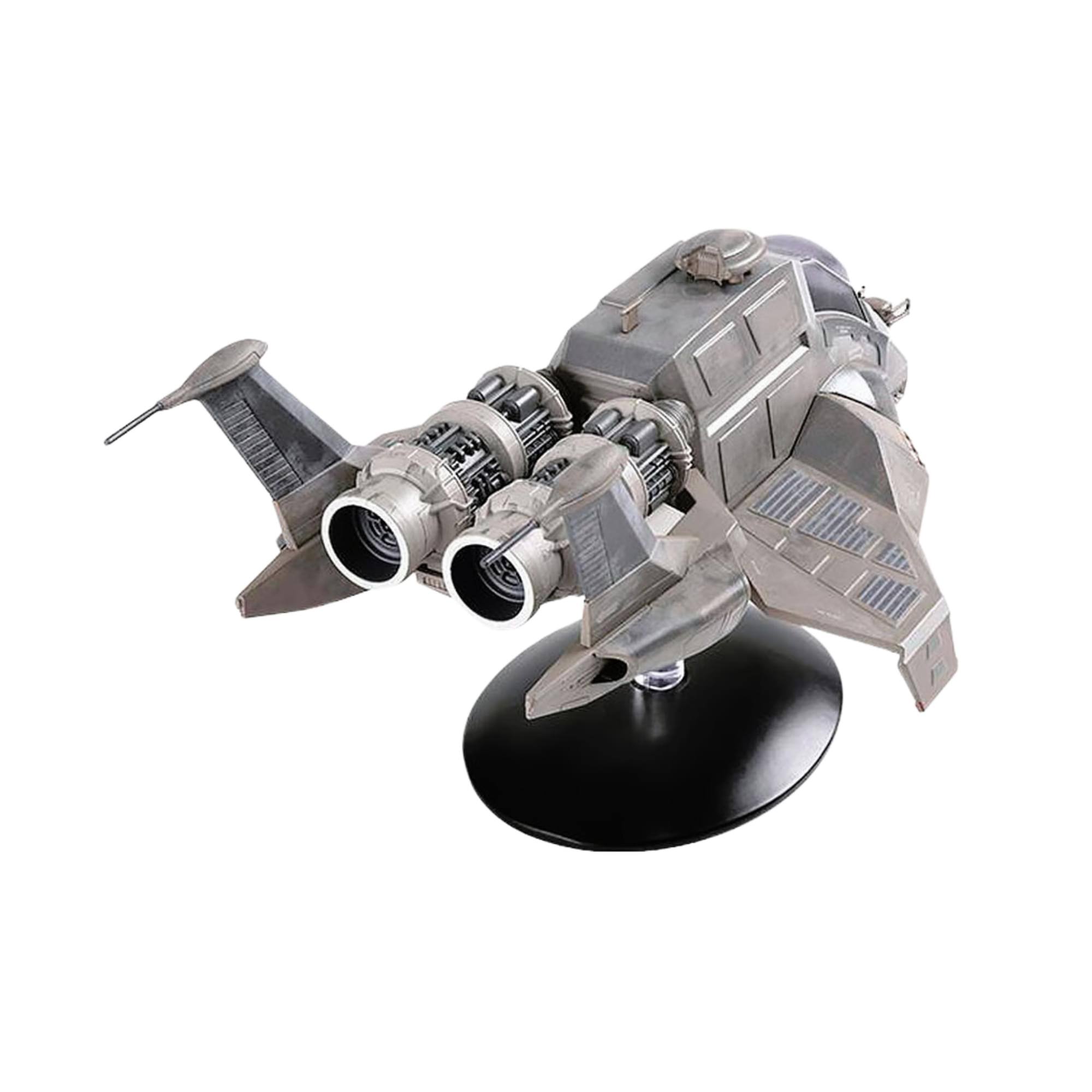 Alt View 3. Eaglemoss - Eaglemoss Battlestar Galactica Ship Replica | Raptor Boomer Decal - Gray.