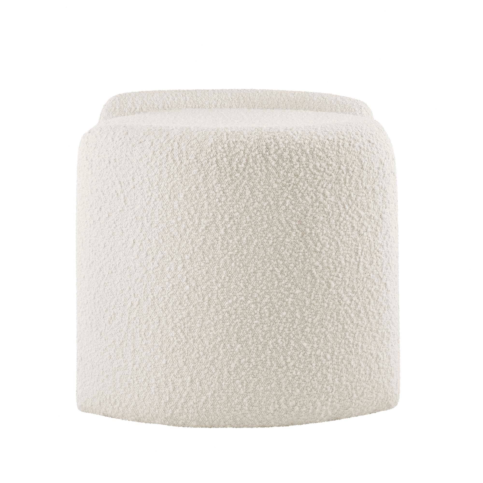 Alt View 2. Modway - Nebula Boucle Upholstered Ottoman by Modway - EEI-5561-IVO.