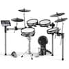 Front. Donner music - Donner BEAT MAX 5-Drum 4-Cymbal Electronic Drum Set.