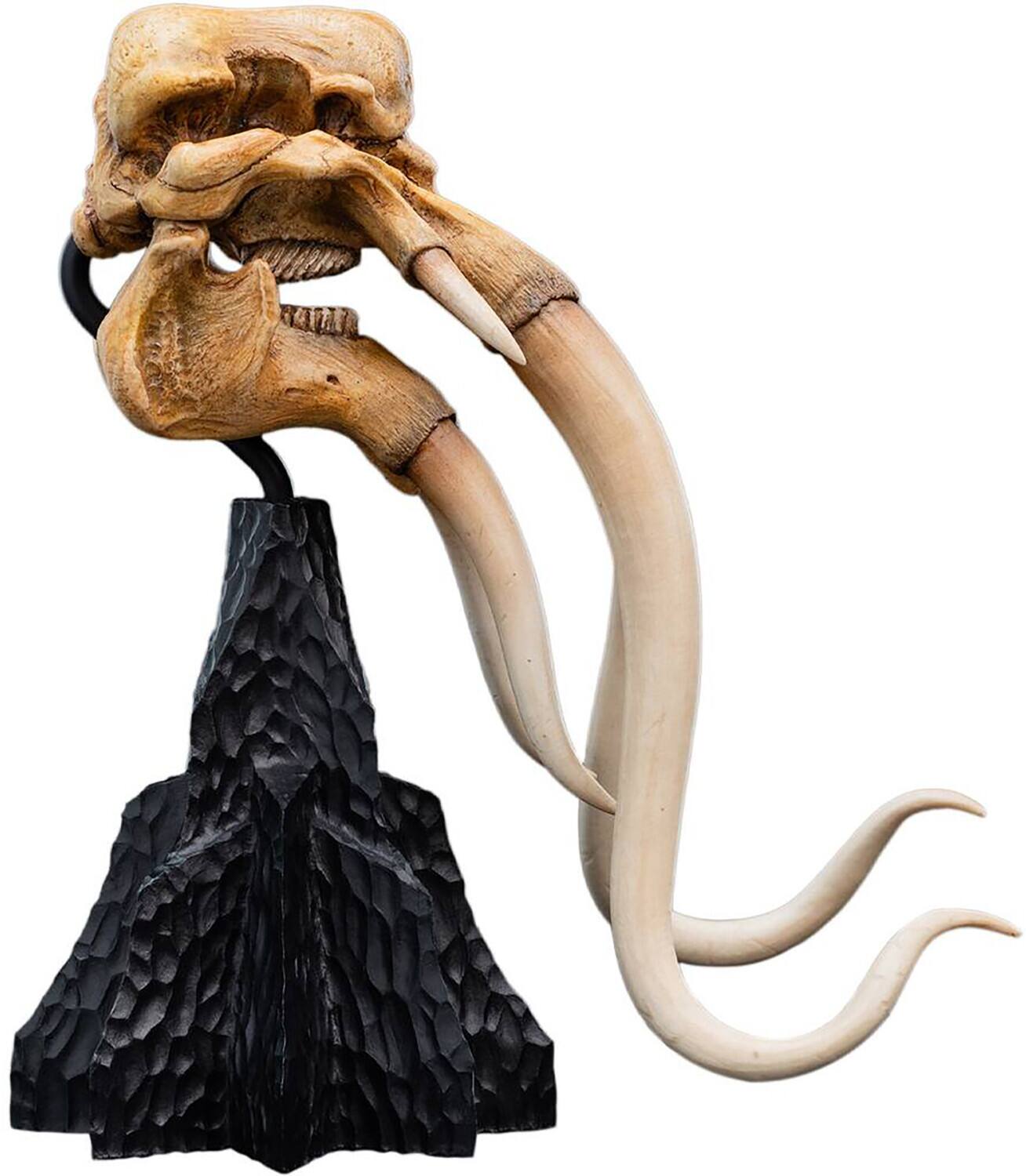 Alt View 4. Weta Workshop - WETA Workshop Polystone - The Lord of the Rings Trilogy - Skull of a Mumak Miniature Statue   - COLLECTIBLES - Multicolor.