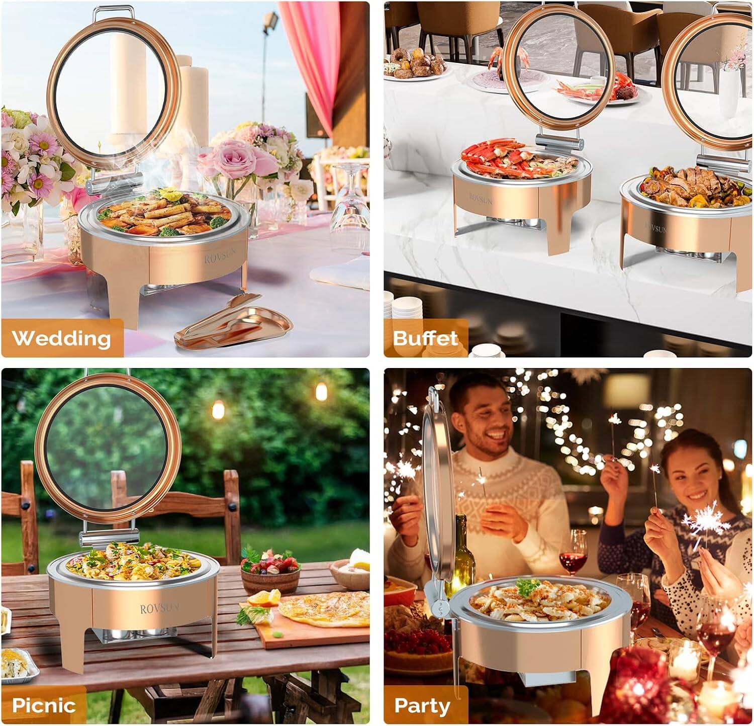 ROVSUN  
RONSUN  
VSUN  
Wedding  
Buffet  
ROVSUN  
Picnic  
Party