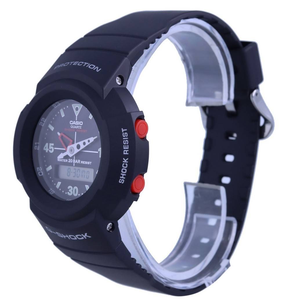 PROTECTION  
CASIO QUARTZ  
WATER 20 BAR RESIST  
SHOCK RESIST  
8-30m  
SHOCK PROTECTION