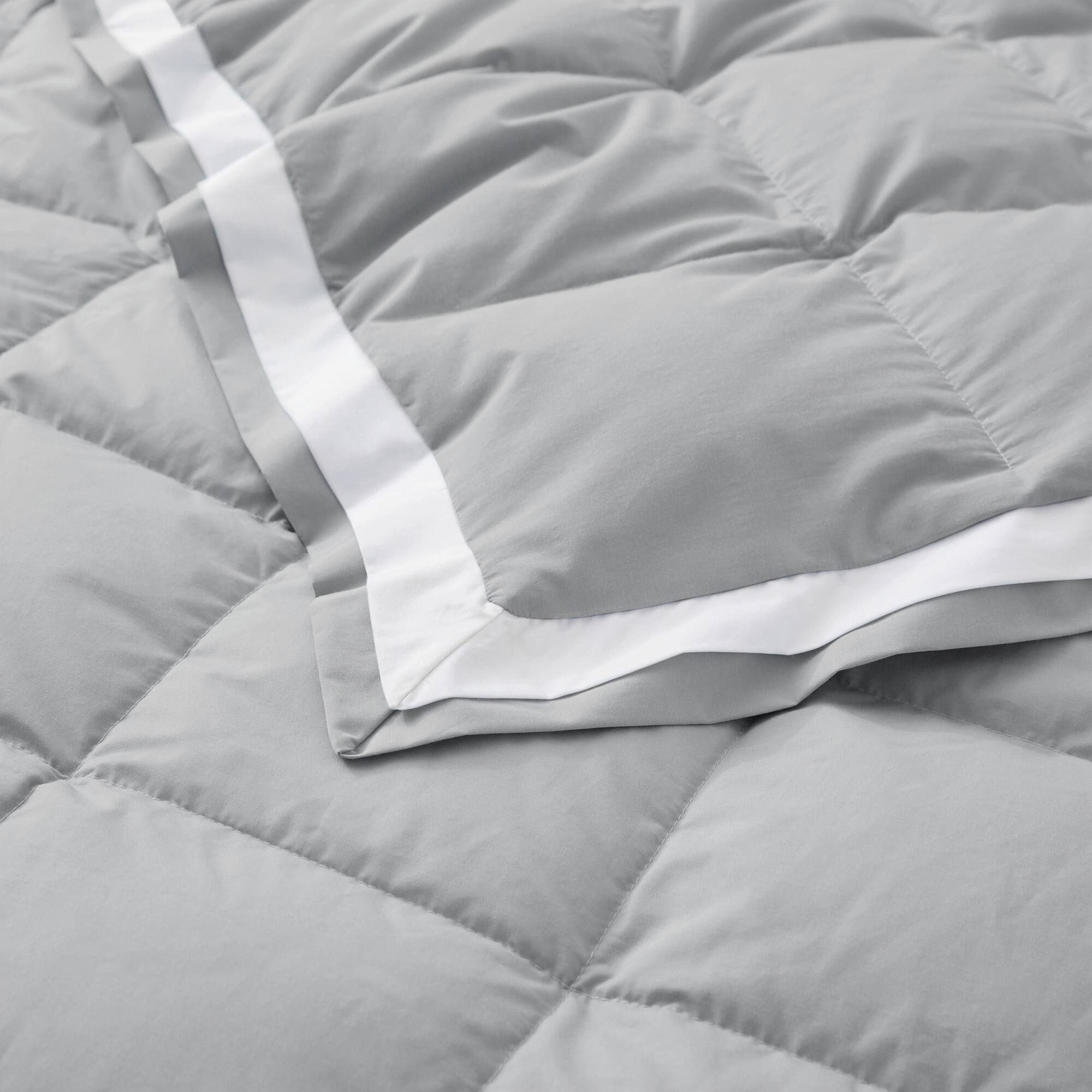 Alt View 1. Puredown - Puredown Luxurious Lightweight Cooling Down Blanket Summer Breathable Comforter for Hot Sleeper, Gray, 106" x 90" - Gray.